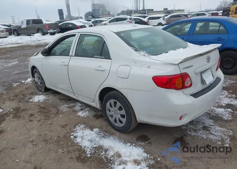 2009 Toyota Corolla from USA, damaged, VIN JTDBL40E899041777